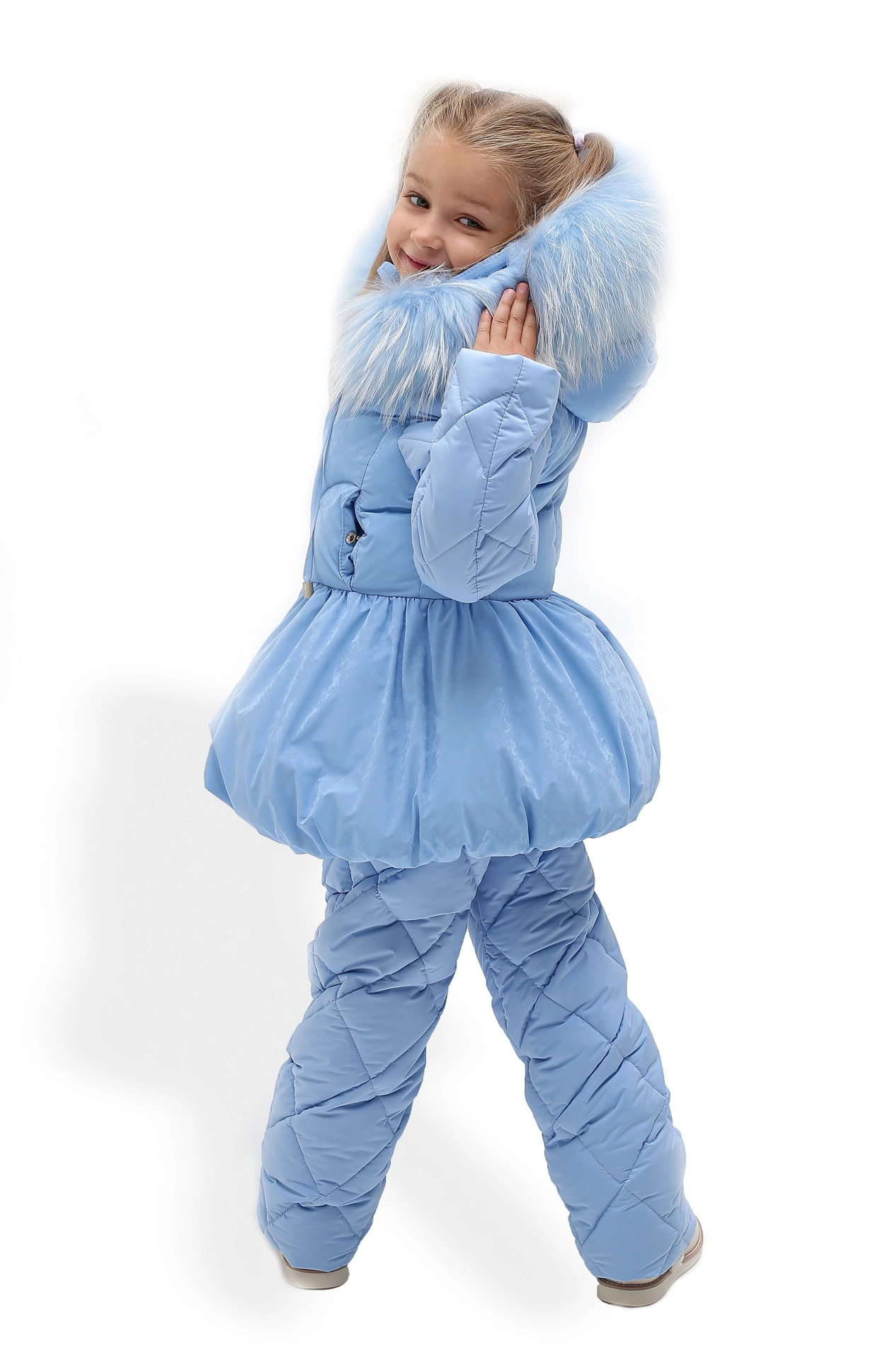 Ballerina TWO-PIECE Blue SNOWSUIT