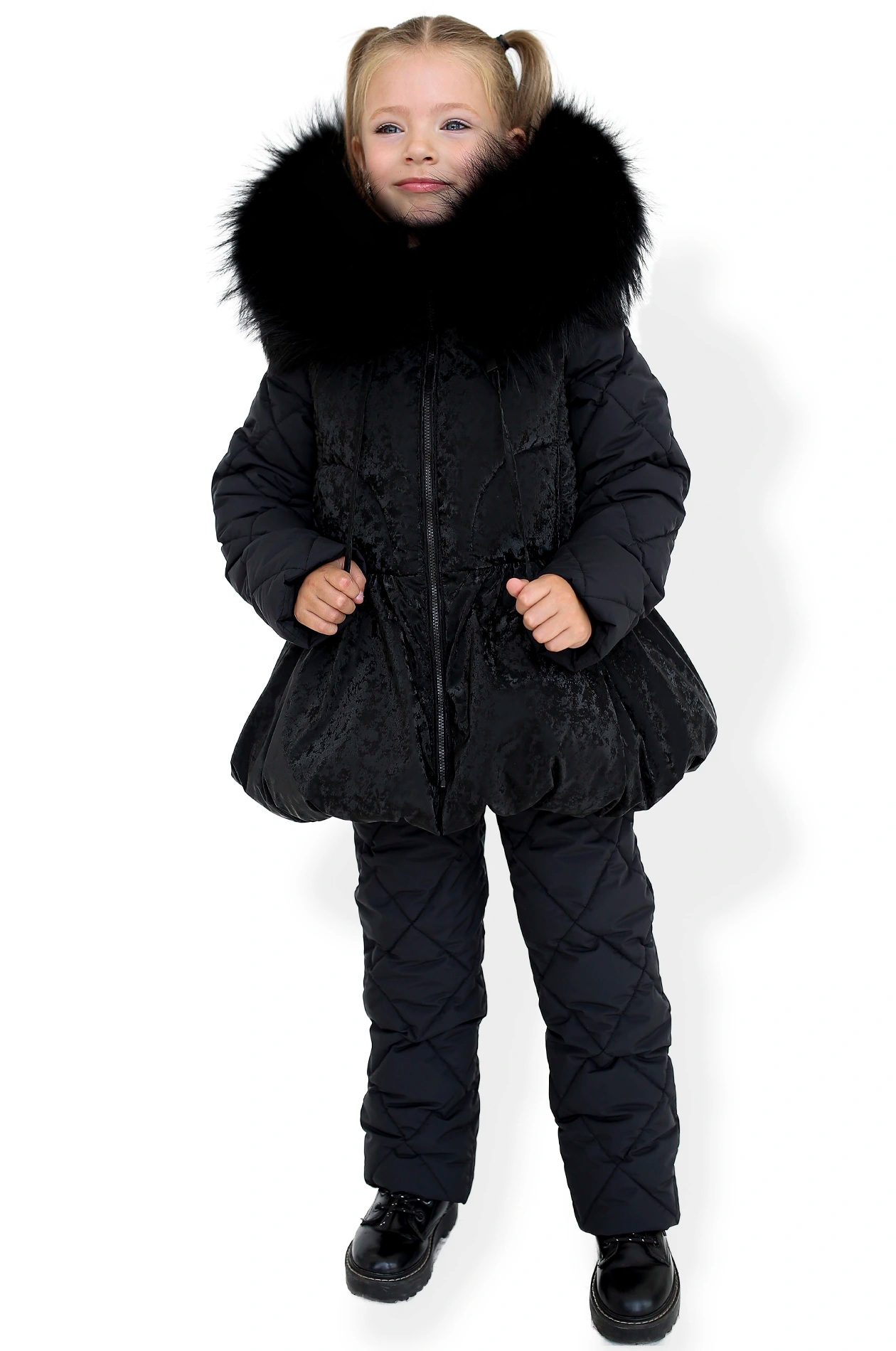 Ballerina TWO-PIECE black SNOWSUIT