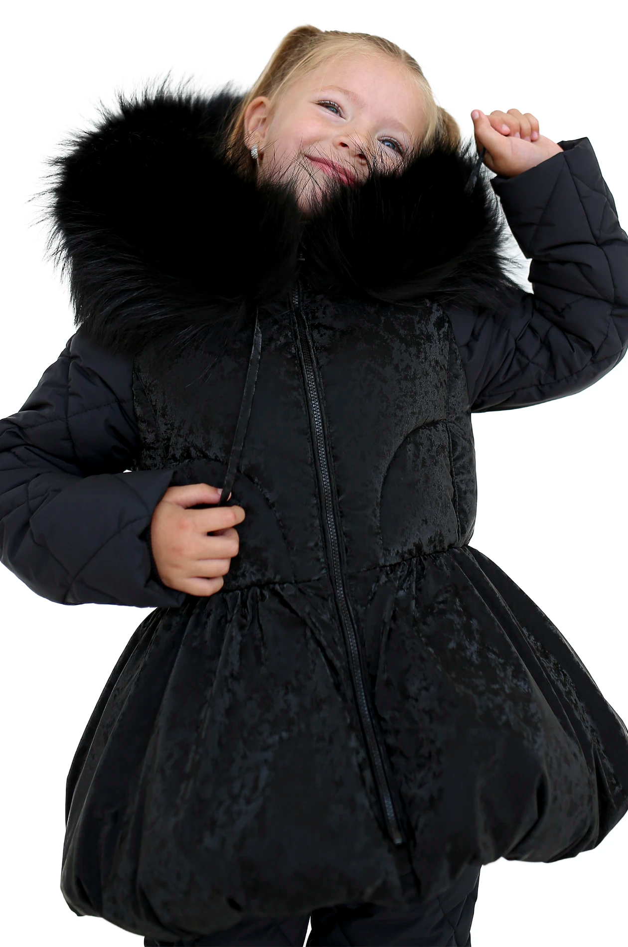 Ballerina TWO-PIECE black SNOWSUIT