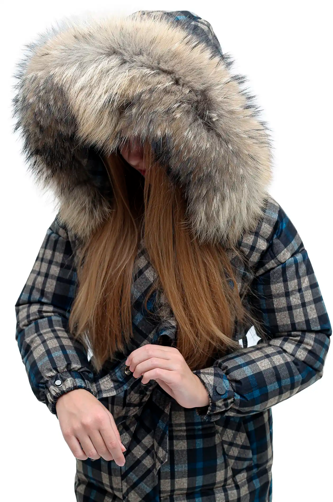 KELLY LONG JACKET BLUE
