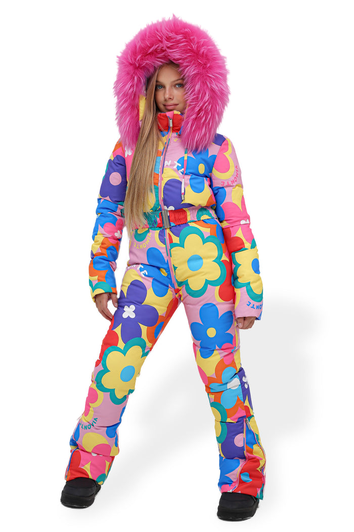 Flowers Snowsuit — Youth