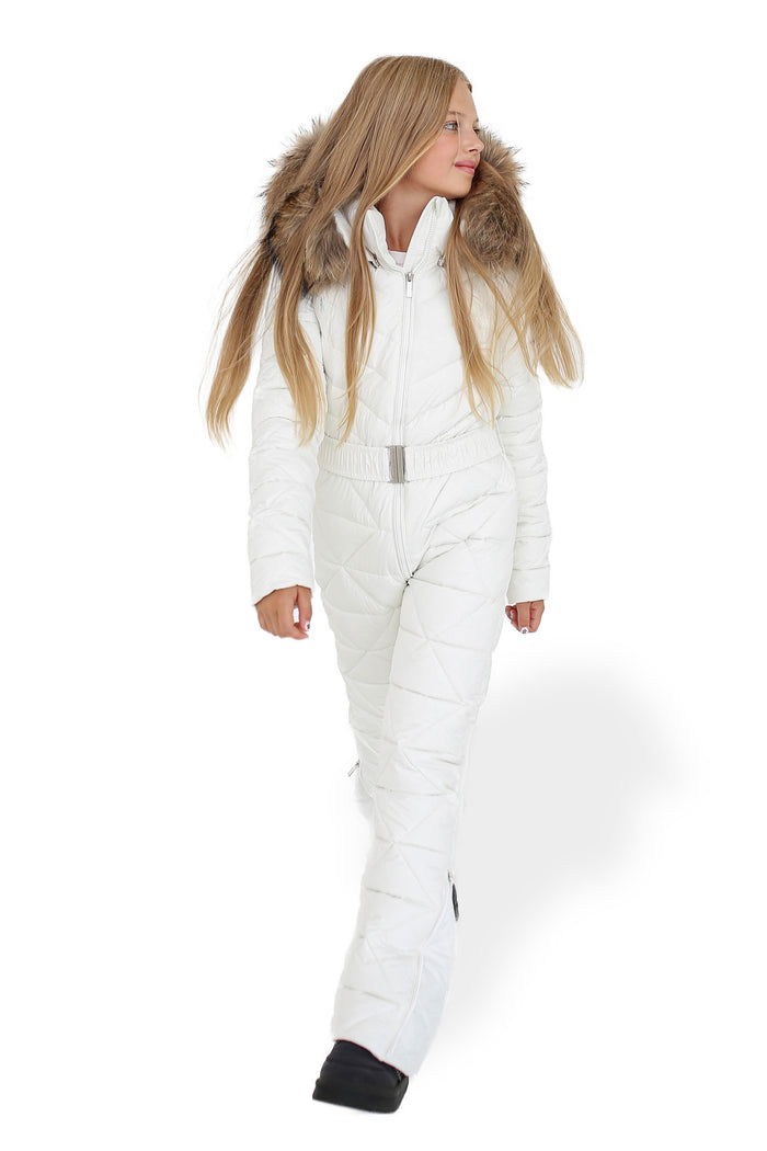 Icelyn Off-white Snowsuit — Youth