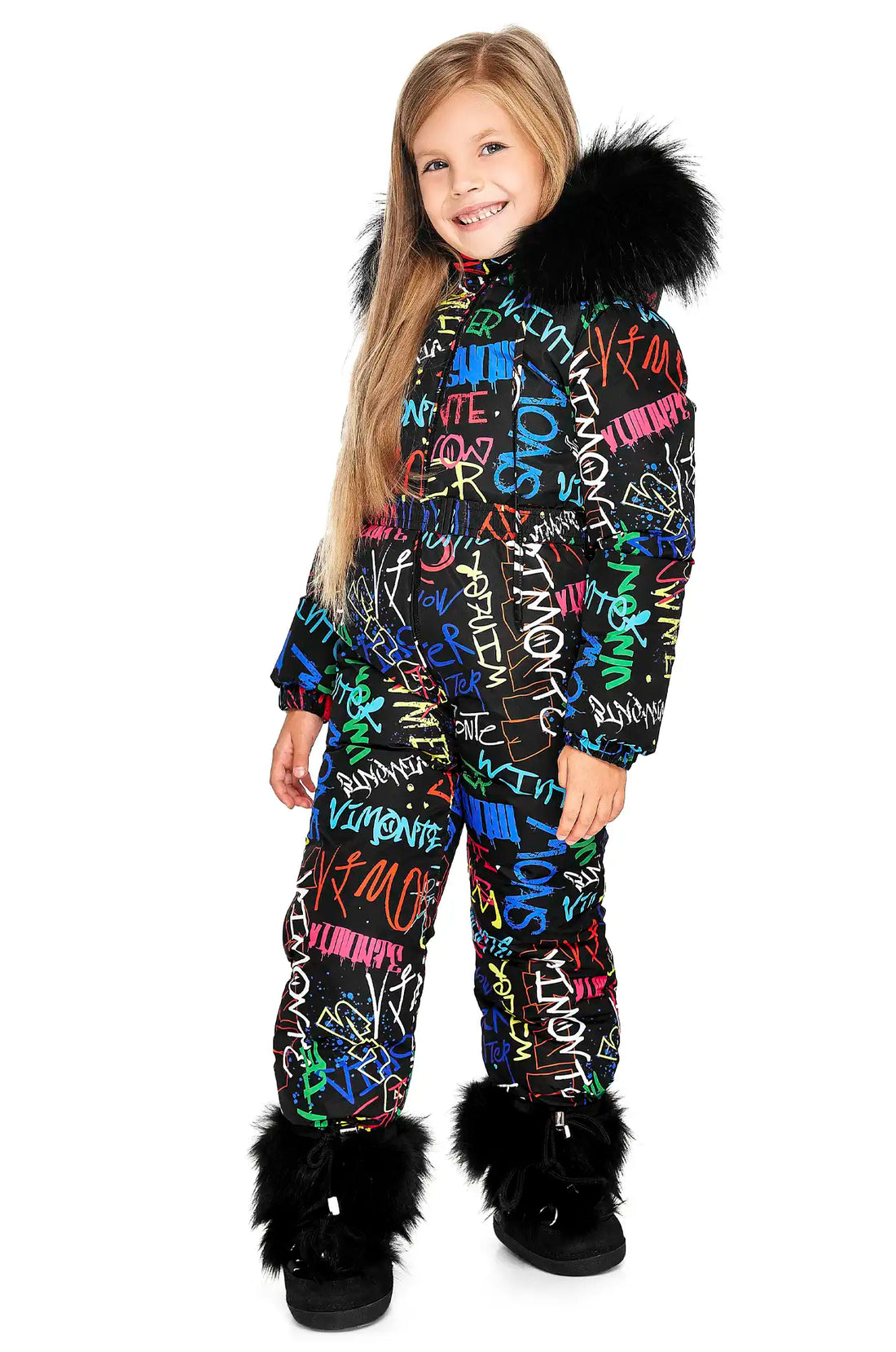 Graffiti Snowsuit — Kids
