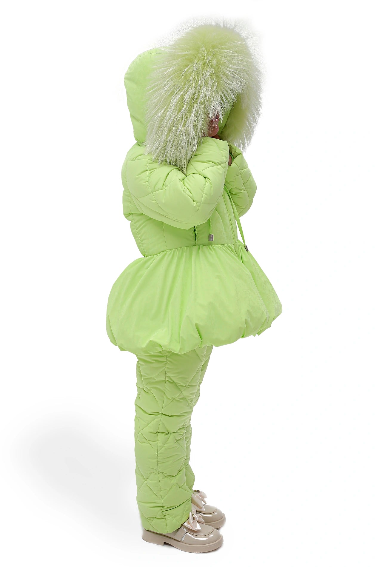 Ballerina	TWO-PIECE lime SNOWSUIT