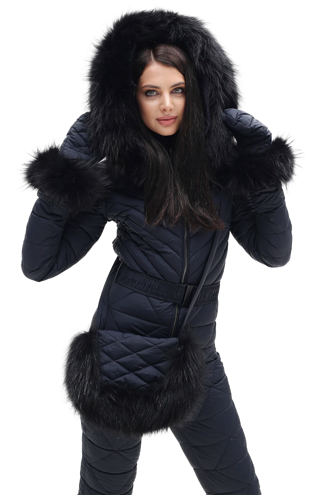 Icelyn Black Snowsuit — Women