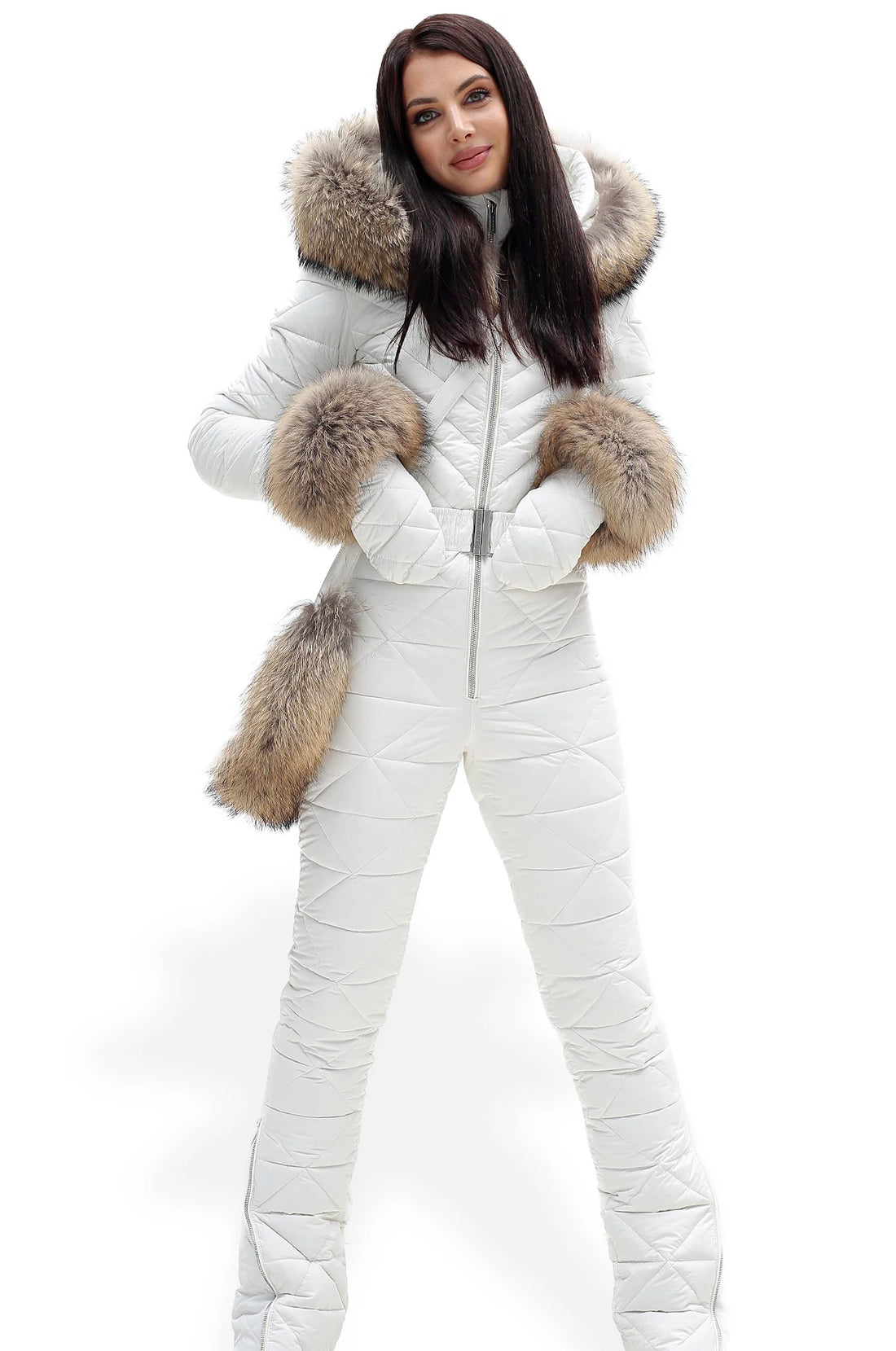 Icelyn Off-white Snowsuit — Women
