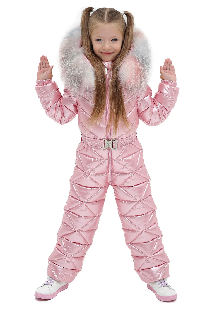 Spacella Pearl Pink Snowsuit — Kids