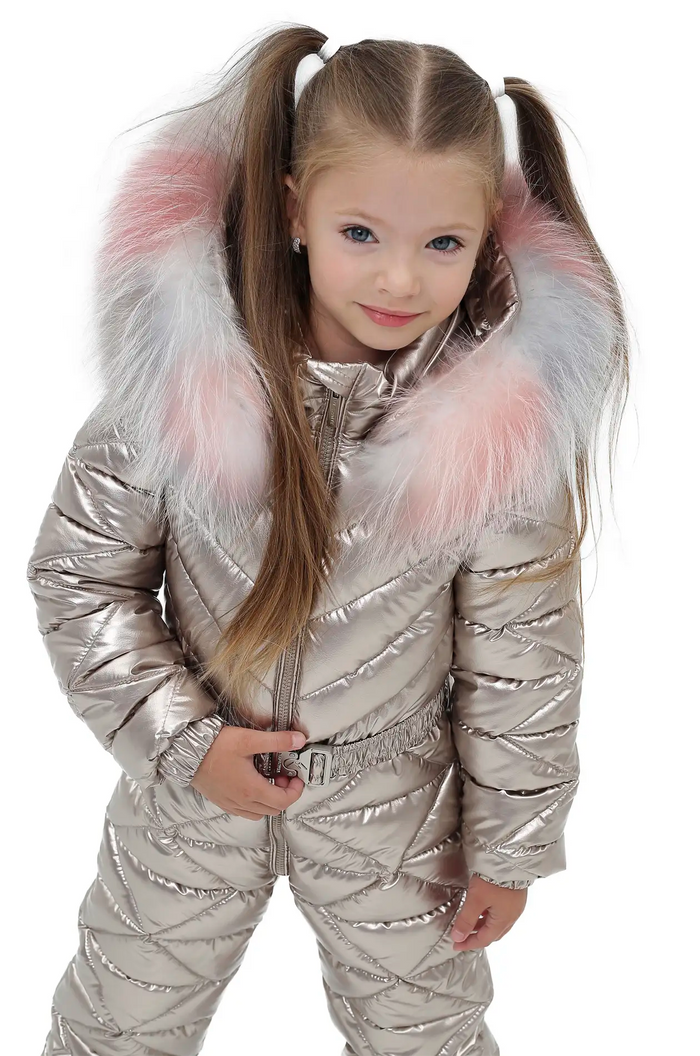 Spacella Gold Snowsuit — Kids