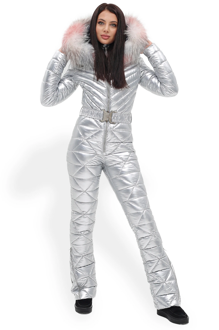 Spacella Silver Snowsuit — Women